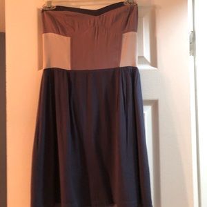 Cute mini strapless dress